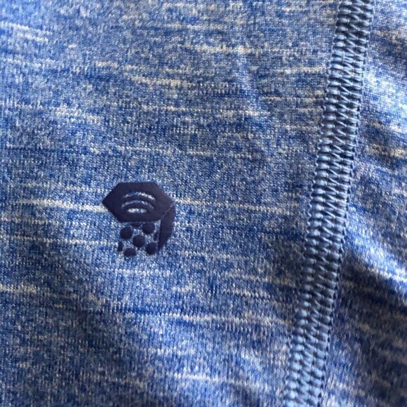 MOUNTAIN HARDWEAR Heather Blue Capri Leggings - Picture 6 of 7